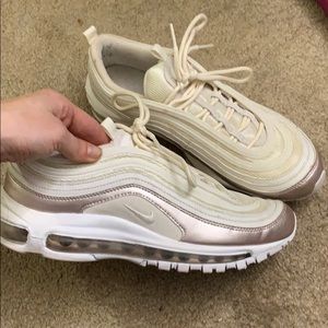 Nike sneakers rose gold and khaki color